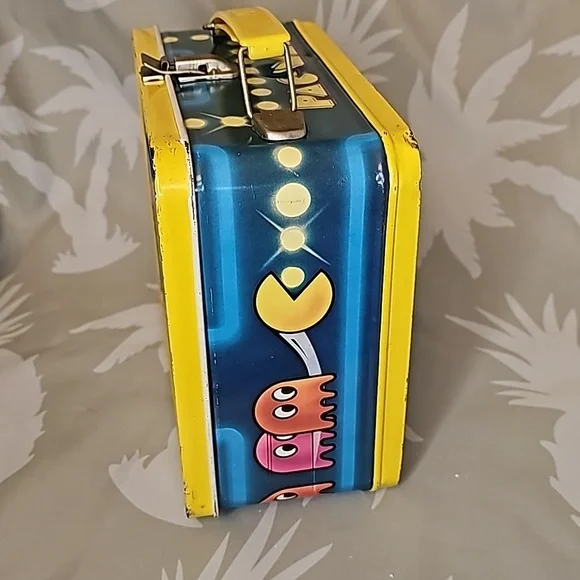 Vintage Aladdin 1980 PAC-MAN Video Game Metal Lunchbox - Picture 9 of 11
